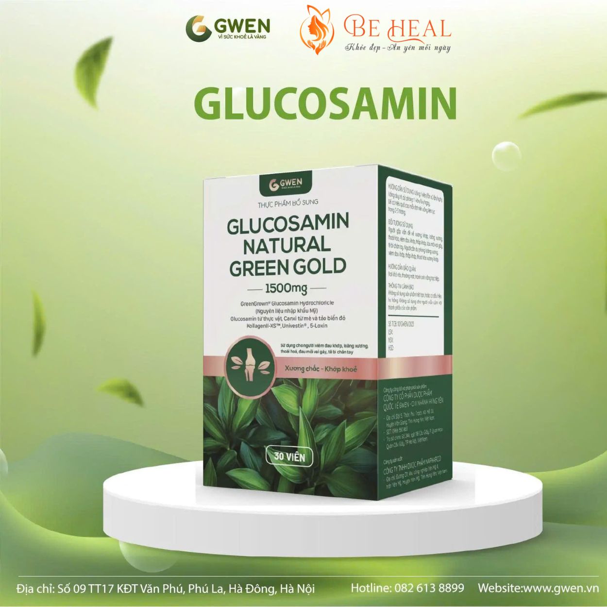 Glucosamin Natural Green Gold 1500