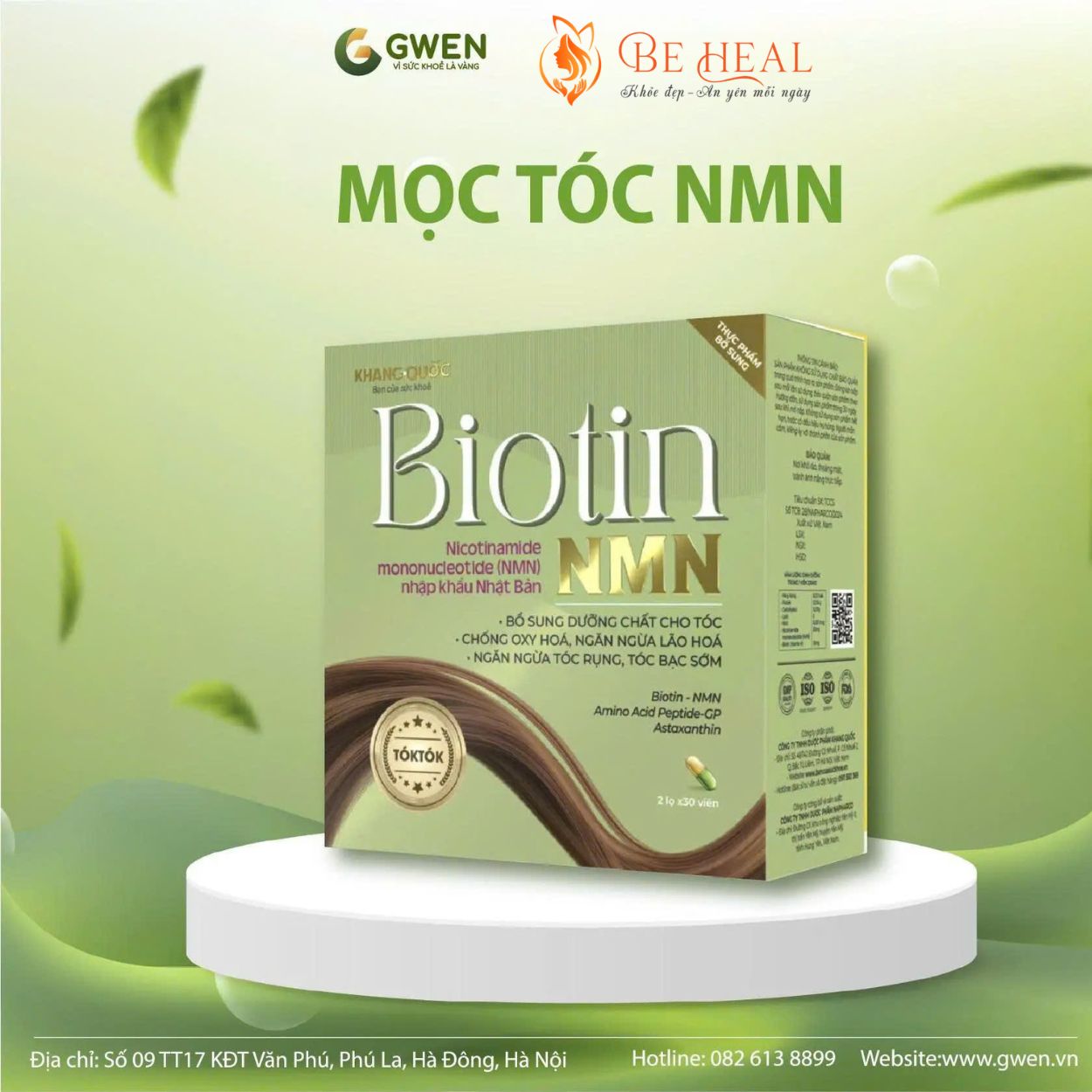 Viên Uống Mọc Tóc Biotin NMN