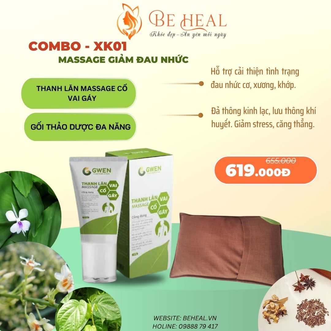 Combo XK-01 : Massage Giảm đau nhức