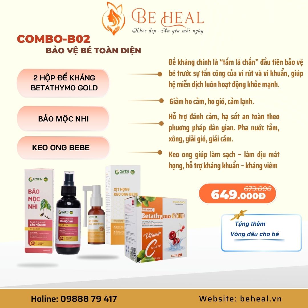 Combo B-02: Bảo vệ Bé Bảo bối bé Yêu